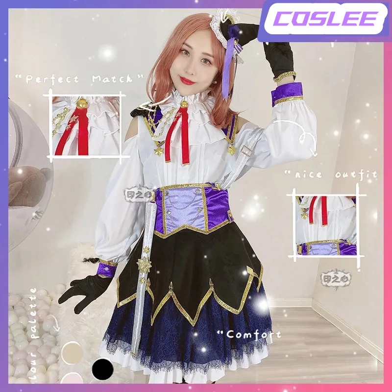 COSLEE аниме Love Live! Ниджигасаки, старшая школа, идол-клуб, коное-каната, только верьте, Лолита, платье, Lovelive, Косплей Костюм Хэллоуин
COSLEE аниме Love Live! Ниджигасаки, старшая школа, идол-клуб, коное-каната, только верьте, Лолита, платье, Lovelive, Косплей Костюм Хэллоуин