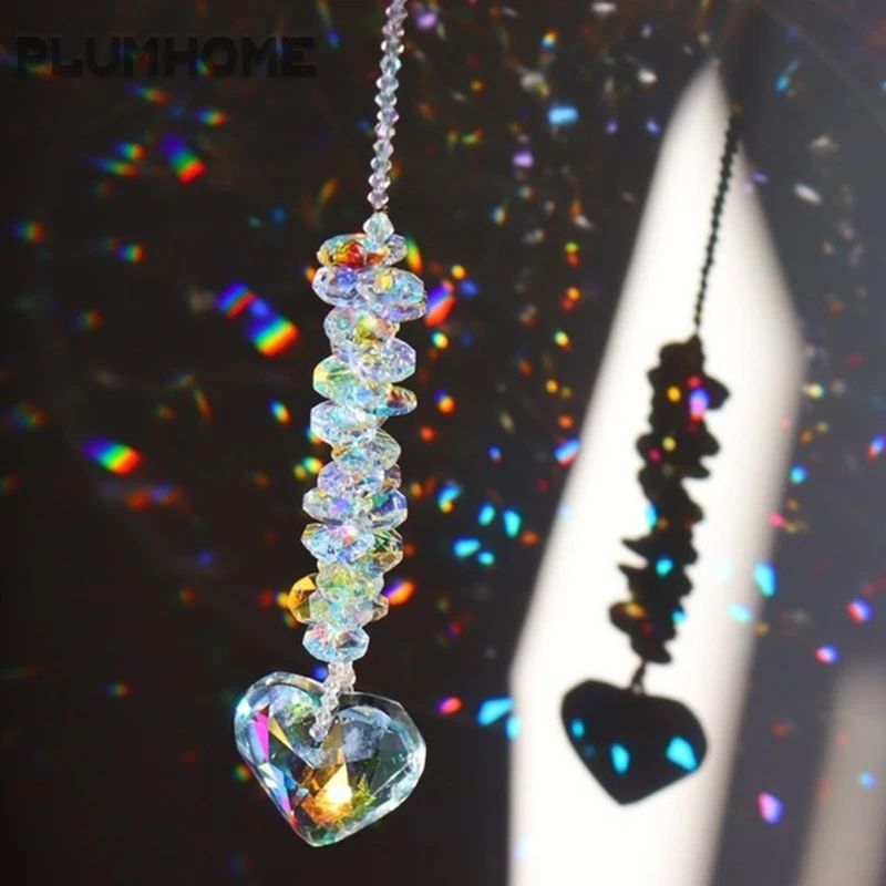 Crystal Heart Suncatcher Drop Prism Rainbow Maker Pendant Handmade Sun Catcher Light Catcher Home Garden Car Curtain Decoration
Crystal Heart Suncatcher Drop Prism Rainbow Maker Pendant Handmade Sun Catcher Light Catcher Home Garden Car Curtain Decoration