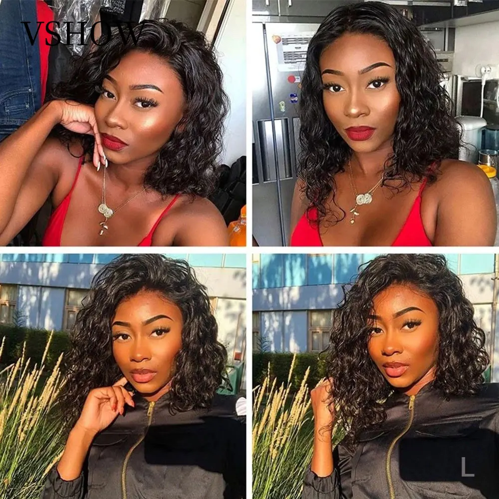 Brazilian Deep Wave Short Bob Human Hair Wig 4x4 Natural Hairline Lace closure Deep Curly Bob 13x4 Lace Front Wig With Baby Hair 
Brazilian Deep Wave Short Bob Human Hair Wig 4x4 Natural Hairline Lace closure Deep Curly Bob 13x4 Lace Front Wig With Baby Hair