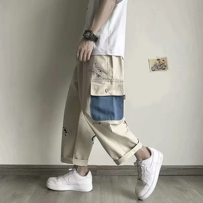 HOUZHOU Cargo Pants with Print Straight Loose Casual Trousers Summer Cotton Korean Streetweer Harajuku Hip Hop Cartoons Graffiti
HOUZHOU Cargo Pants with Print Straight Loose Casual Trousers Summer Cotton Korean Streetweer Harajuku Hip Hop Cartoons Graffiti