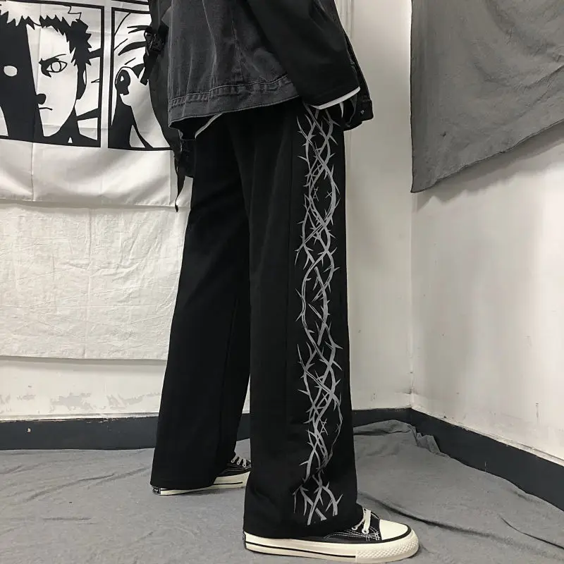 Autumn 2020 ins Harajuku style pants personalized printing casual pants loose straight wide leg pants women's trend
Autumn 2020 ins Harajuku style pants personalized printing casual pants loose straight wide leg pants women's trend