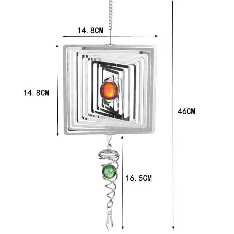 OOTDTY Silent Stereo Rotating Wind Chime Spinner Motor Wall Hanging Ornaments Home Decoration Stainless Steel Mirror Hollow
OOTDTY Silent Stereo Rotating Wind Chime Spinner Motor Wall Hanging Ornaments Home Decoration Stainless Steel Mirror Hollow