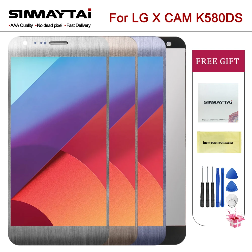 ЖК-дисплей 5 2 дюйма 1920x1080 IPS K580DS для LG X CAM дисплей сенсорный экран K580I K580Y K580
