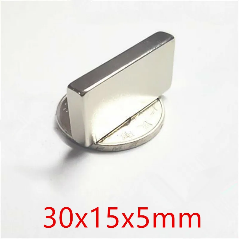 5/20/50 Pcs 30x15x5mm N35 Super Strong Block Neodymium Magnets Rare Earth Magnet Small Rectangular Neodymium Magnets
5/20/50 Pcs 30x15x5mm N35 Super Strong Block Neodymium Magnets Rare Earth Magnet Small Rectangular Neodymium Magnets