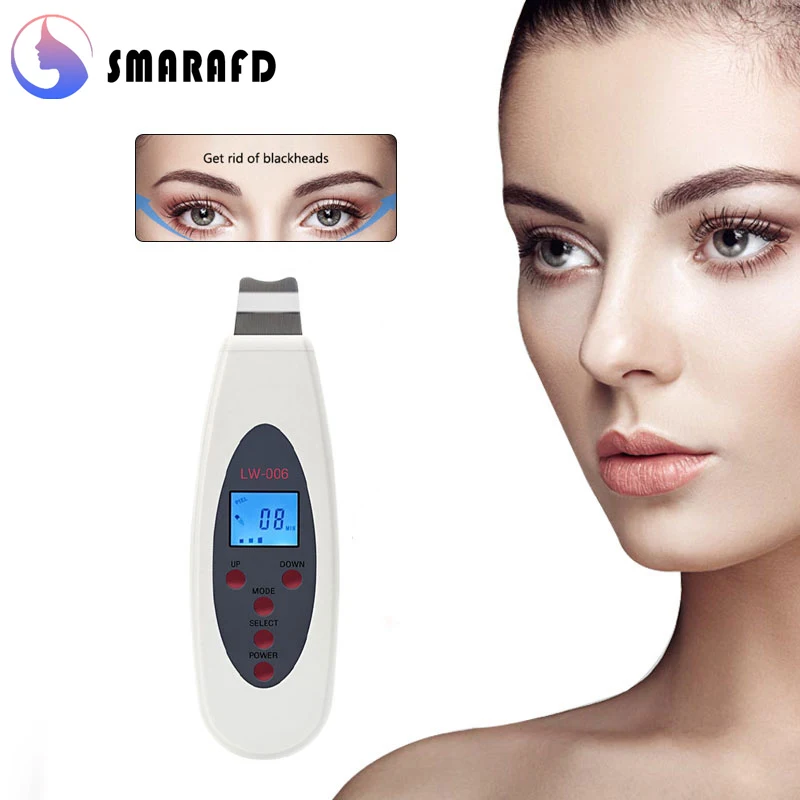 Ультразвуковой кожи скруббер Deep аппарат для чистки лица RemoveFacial Массажер пилинг