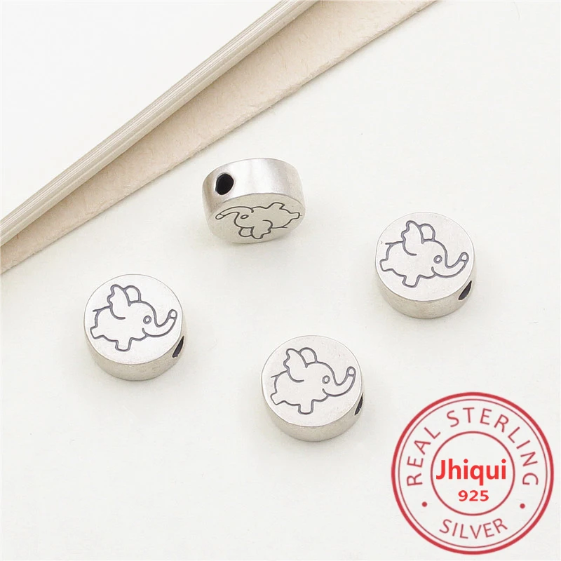 1PC 6*14MM 925 Sterling Silver Carving Elephant Spacer Beads for DIY Bracelet Making Fine Jewelry Finding
1PC 6*14MM 925 Sterling Silver Carving Elephant Spacer Beads for DIY Bracelet Making Fine Jewelry Finding