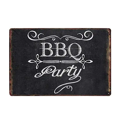 

Patisaner Barbecue Tin Sign Retro Metal Plaque Wall Poster Board Bar Decoration Farmhouse Decoration 20x30cm