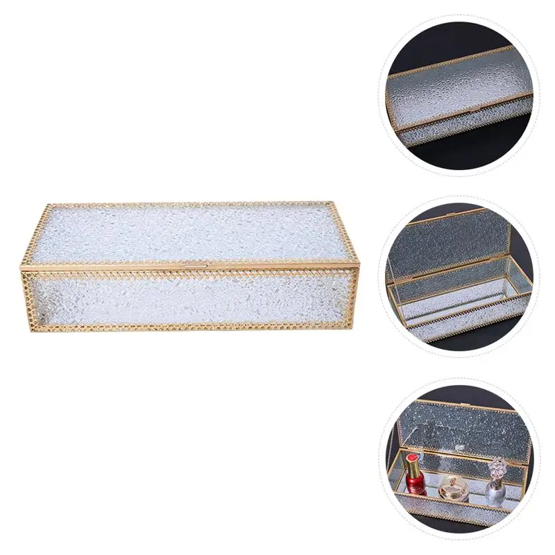 1Pc Glass Jewelry Box Creative Glass Gift Box Home Decor Elegant Jewelry Case
1Pc Glass Jewelry Box Creative Glass Gift Box Home Decor Elegant Jewelry Case