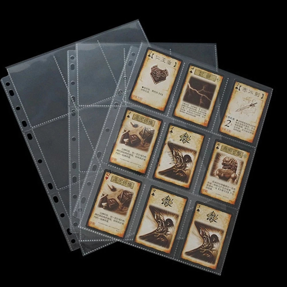 10- 80pages 9 sheets Board game clear card page trading card protector the magical collection gathering Transparent Pocket Page
10- 80pages 9 sheets Board game clear card page trading card protector the magical collection gathering Transparent Pocket Page