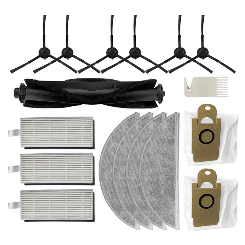 Mop Cloth Dust Bag Main Brush Side Brush HEPA Filter Screen Spare Parts Kit for Lydsto R1 Robot Vacuum Cleaner
Mop Cloth Dust Bag Main Brush Side Brush HEPA Filter Screen Spare Parts Kit for Lydsto R1 Robot Vacuum Cleaner