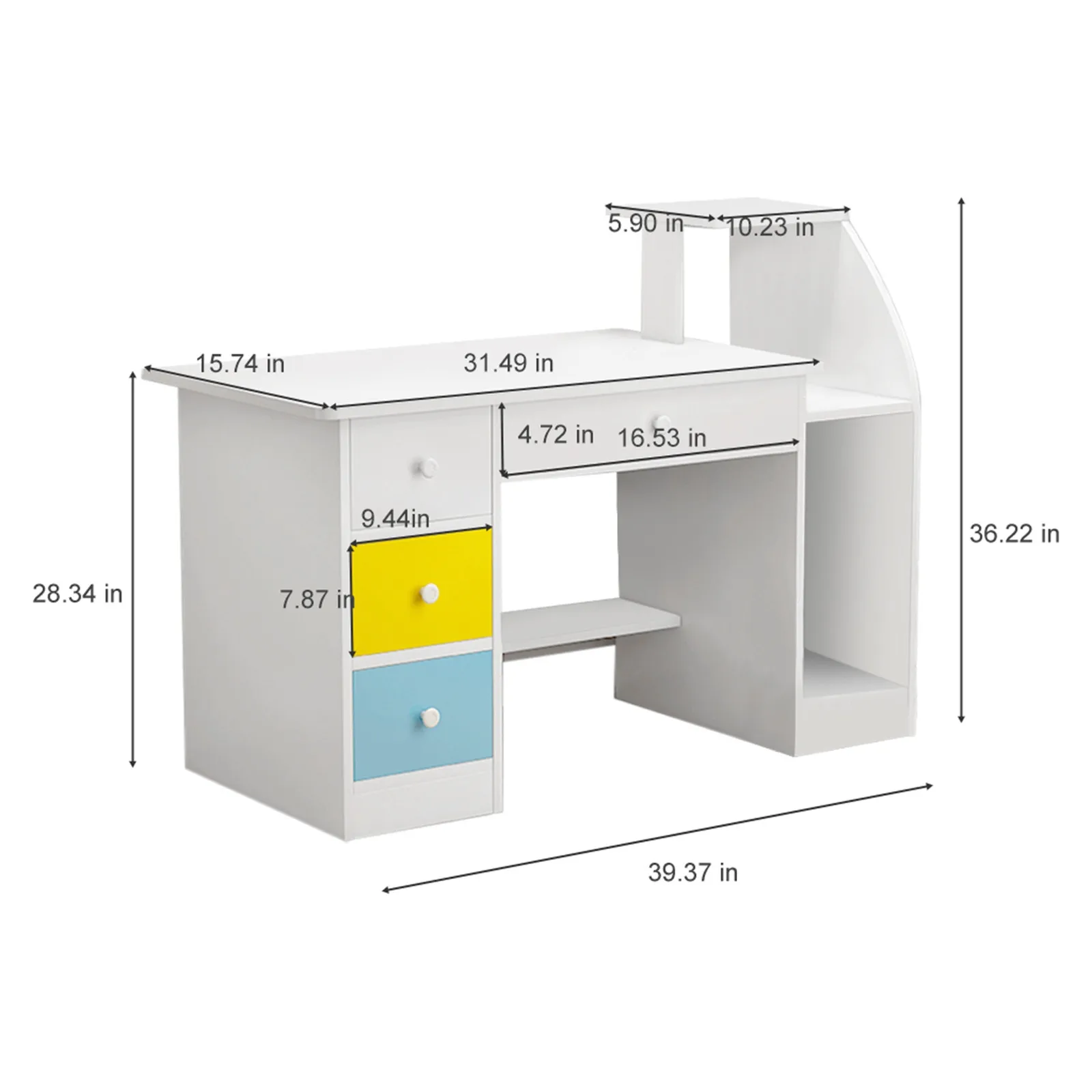 Heavy Duty Laptop Computer Desk With Multi Drawers and Storage Shelf Modern Home Office Wooden Table Small Learning Desk
Heavy Duty Laptop Computer Desk With Multi Drawers and Storage Shelf Modern Home Office Wooden Table Small Learning Desk