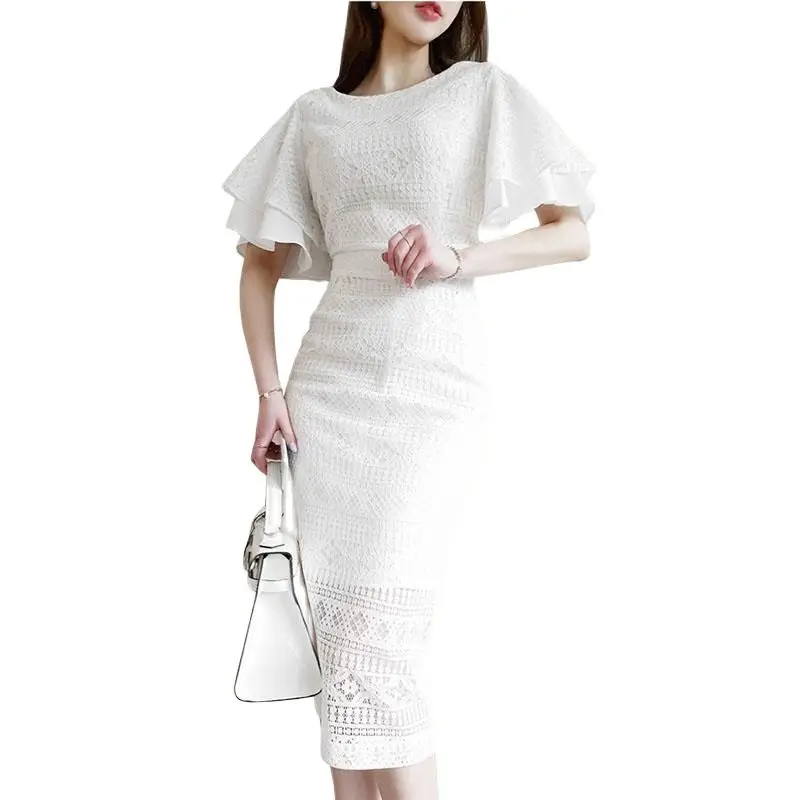 Летние белые платья с запахом, облегающее женское кружевное платье миди с оборками и круглым вырезом, элегантное облегающее женское сексуа...
Летние белые платья с запахом, облегающее женское кружевное платье миди с оборками и круглым вырезом, элегантное облегающее женское сексуа...