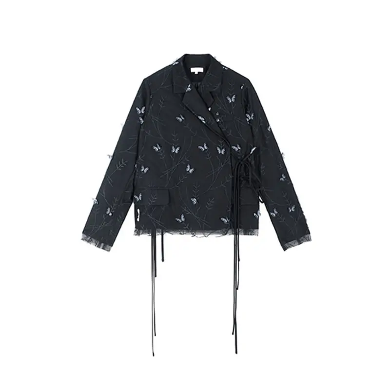 XITAO Mesh Butterfly Embroidery Women Blazer Black Bandage Loose Fashion Temperament All-match Top Coat 2021 New WMD2508
XITAO Mesh Butterfly Embroidery Women Blazer Black Bandage Loose Fashion Temperament All-match Top Coat 2021 New WMD2508