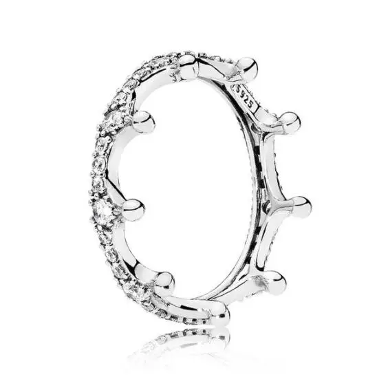 925 Sterling Silver Pan Ring Shinning Enchanted Crown Rings Stack For Women Wedding Party Gift Fine Jewelry
925 Sterling Silver Pan Ring Shinning Enchanted Crown Rings Stack For Women Wedding Party Gift Fine Jewelry
