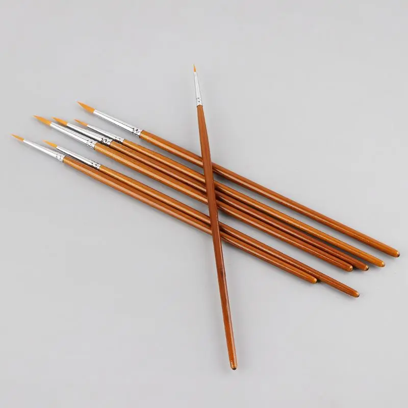 7pcs/set Professional Detail Paint Brush Fine Pointed Tip Miniature Brushes For Acrylic Watercolor Oil Drawing Kits
7pcs/set Professional Detail Paint Brush Fine Pointed Tip Miniature Brushes For Acrylic Watercolor Oil Drawing Kits