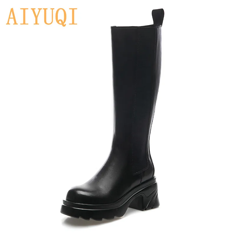 AIYUQI Women Boots Genuine Leather Autumn 2021 New Thick-heel Thick-soled Martin Boots Women Fashion Roman Chelsea Boots Women
AIYUQI Women Boots Genuine Leather Autumn 2021 New Thick-heel Thick-soled Martin Boots Women Fashion Roman Chelsea Boots Women