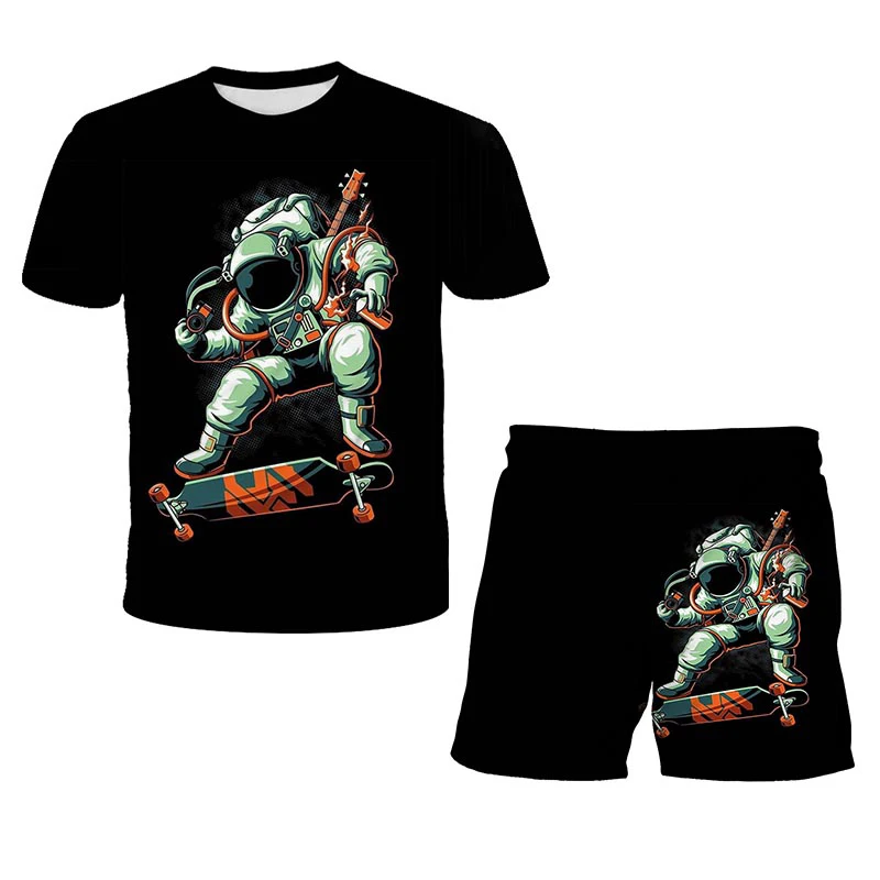 2021 space star space Galaxy astronaut 3D T-shirt 2-piece set children moon print star sky boy girl fashion T-shirt + shorts 
2021 space star space Galaxy astronaut 3D T-shirt 2-piece set children moon print star sky boy girl fashion T-shirt + shorts