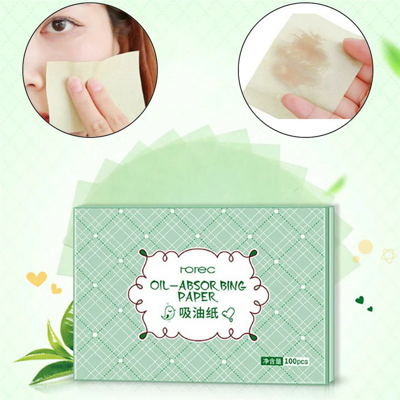100Sheet Green Tea Facial Oil Blotting Sheets Paper Cleansing Face Oil Control Absorbent Paper Beauty Makeup Tools Face Cleaning
100Sheet Green Tea Facial Oil Blotting Sheets Paper Cleansing Face Oil Control Absorbent Paper Beauty Makeup Tools Face Cleaning