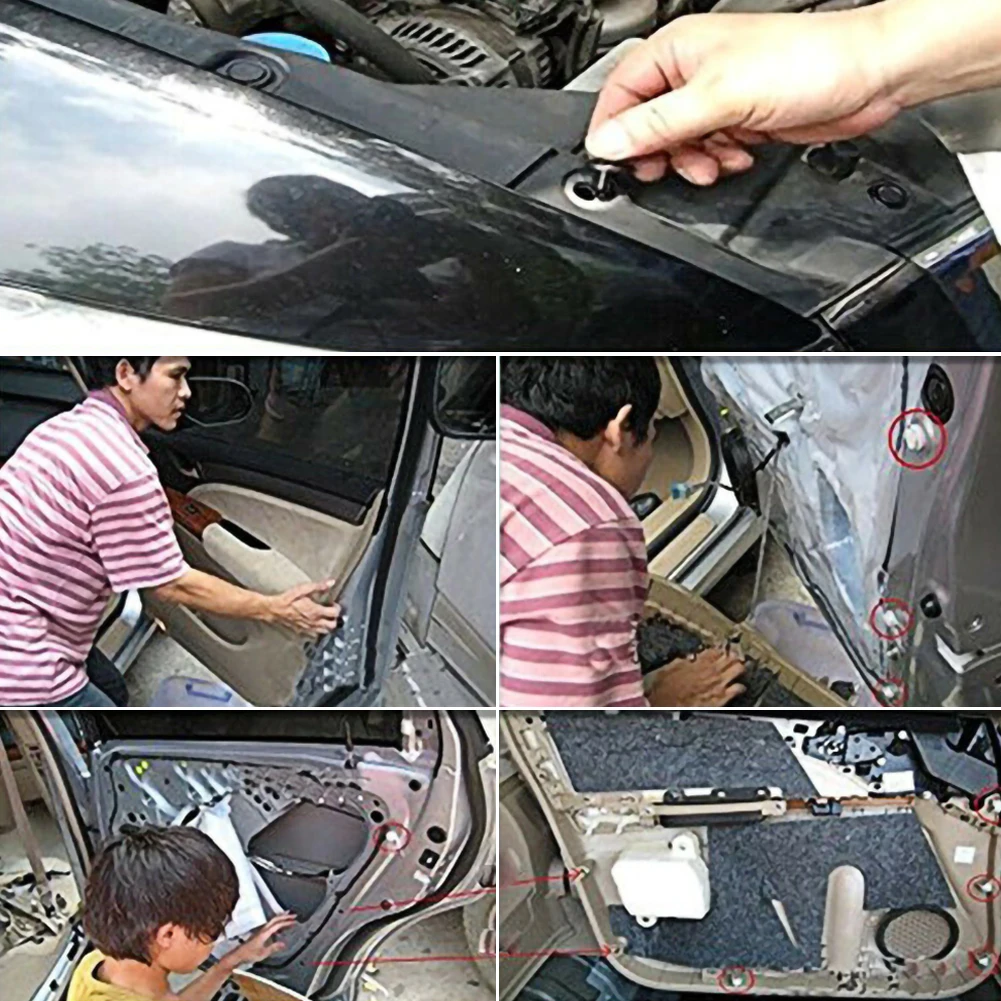 500PCS Mixed Auto Fastener Vehicle Car Bumper Clips Retainer Fastener Rivet Door Panel Fender Liner Universal Fit for Car
500PCS Mixed Auto Fastener Vehicle Car Bumper Clips Retainer Fastener Rivet Door Panel Fender Liner Universal Fit for Car