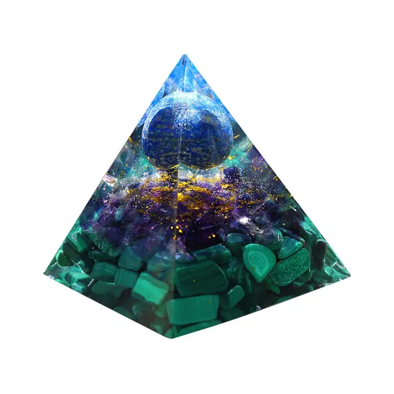 Orgonite Pyramid 60mm Amethyst Crystal Sphere With Obsidian Natural Cristal Stone Orgone Energy Healing Reiki Chakra Home Decor
Orgonite Pyramid 60mm Amethyst Crystal Sphere With Obsidian Natural Cristal Stone Orgone Energy Healing Reiki Chakra Home Decor