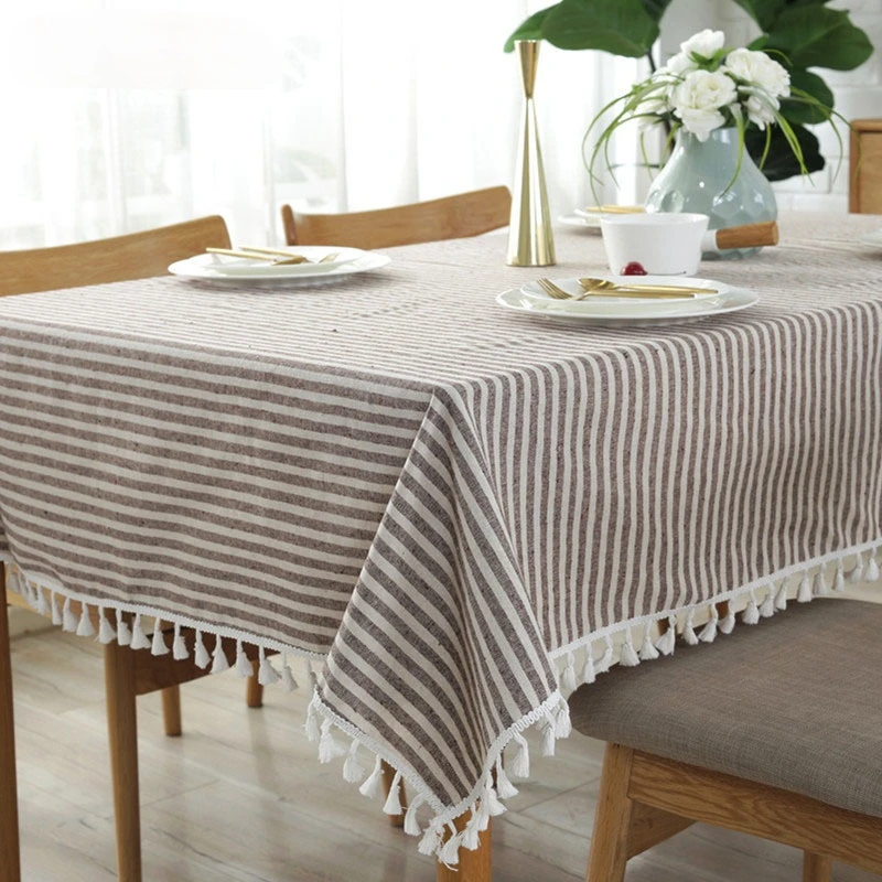 Simple Striped Tablecloth Plain Tassel Tablecloth Table Cloth Cotton Linen Tablecloth Cover Towel Obrus Tafelkleed Mantel Mesa
Simple Striped Tablecloth Plain Tassel Tablecloth Table Cloth Cotton Linen Tablecloth Cover Towel Obrus Tafelkleed Mantel Mesa