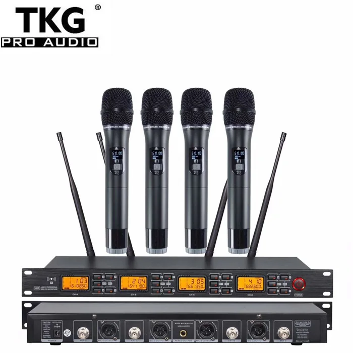 TKG UR 4000 UHF 640 690MHz 4 mic Беспроводная канальная микрофонная система беспроводной