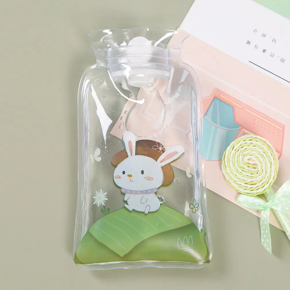 Cartoon Student Hand Warmer Water Injection Hot Water Bag Transparent Rabbit Hot Water Bottle Portable Hand Warmer
Cartoon Student Hand Warmer Water Injection Hot Water Bag Transparent Rabbit Hot Water Bottle Portable Hand Warmer