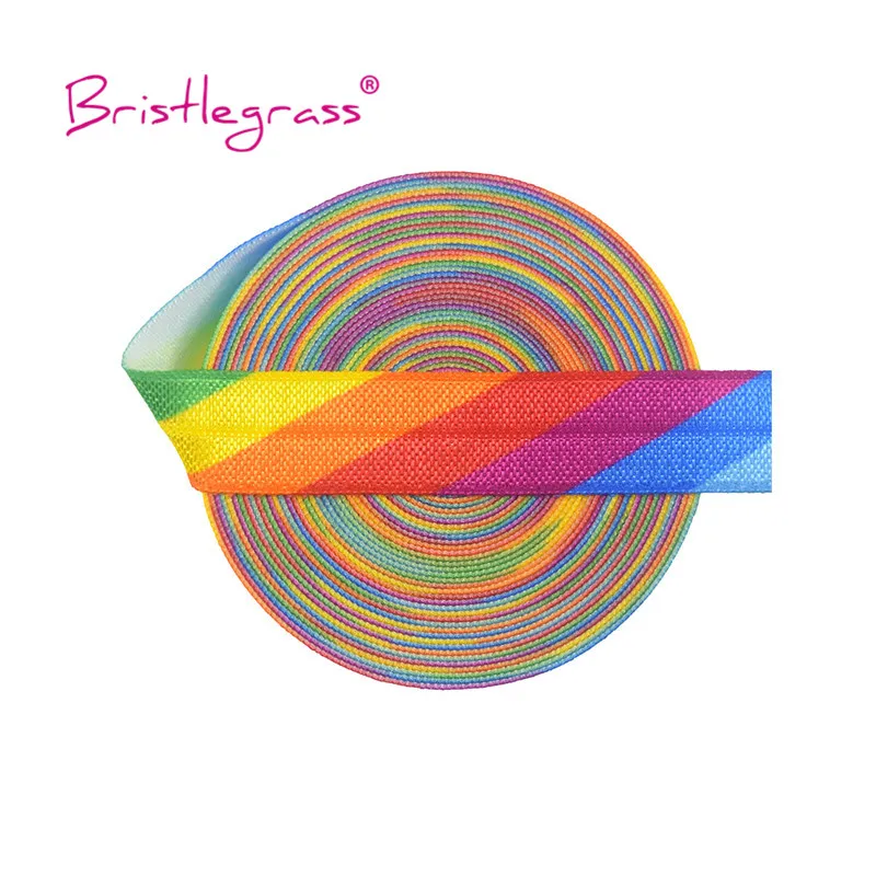 BRISTLEGRASS 2 5 10 Yard 5/8" 15mm Rainbow Print FOE Foldover Elastic Spandex Satin Band Hair Tie Headband Dress DIY Sewing Trim
BRISTLEGRASS 2 5 10 Yard 5/8" 15mm Rainbow Print FOE Foldover Elastic Spandex Satin Band Hair Tie Headband Dress DIY Sewing Trim