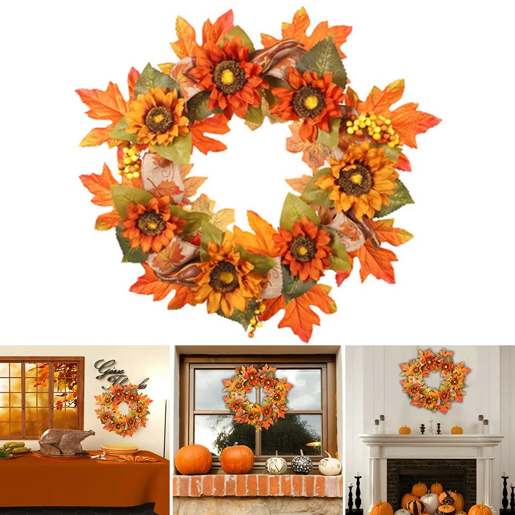 Pumpkin Maple Wreath Autumn Festival Wreath Door Hanging Home Pendant Wreaths&Garlands Autumn Decorations
Pumpkin Maple Wreath Autumn Festival Wreath Door Hanging Home Pendant Wreaths&Garlands Autumn Decorations
