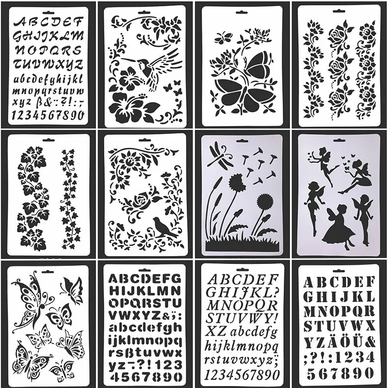 Children Board Art Painting Stencils Pp Hollow Templates Paper Drawing Template Embossing DIY Mandala Stencil School Supplies
Children Board Art Painting Stencils Pp Hollow Templates Paper Drawing Template Embossing DIY Mandala Stencil School Supplies