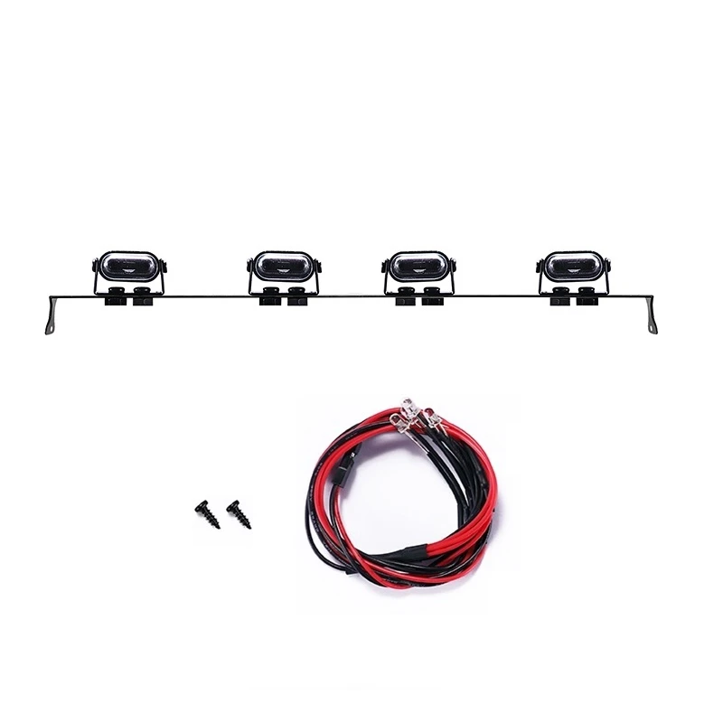 for MN D90 MN-90 MN99S 1/12 RC Car Upgrade Parts LED Roof Lamp Lights Bar Spotlight Decoration Accessories 
for MN D90 MN-90 MN99S 1/12 RC Car Upgrade Parts LED Roof Lamp Lights Bar Spotlight Decoration Accessories