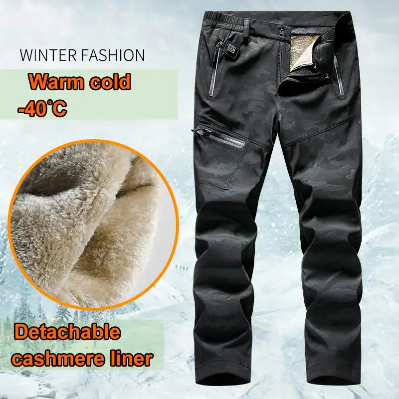 Heating Pants Men Women's Hiking Pants 3rd Gear adjustment Heated Detachable velvet -40 Warm Waterproof Windproof For Camping
Heating Pants Men Women's Hiking Pants 3rd Gear adjustment Heated Detachable velvet -40 Warm Waterproof Windproof For Camping