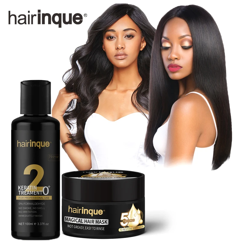 HAIRINQUE Hot Selling 0% Brazilian Keratin Treatments & 5 Seconds Magical Hair Mask Cream Repairs Damage Restore Soft Hair Care
HAIRINQUE Hot Selling 0% Brazilian Keratin Treatments & 5 Seconds Magical Hair Mask Cream Repairs Damage Restore Soft Hair Care