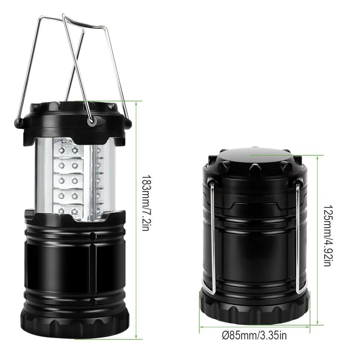 

5/3/1 Pack LED Camping Lantern Lanterns Suitable Survival Kits For Hurricane Emergency Light For Storm Outages Outdoor Portable