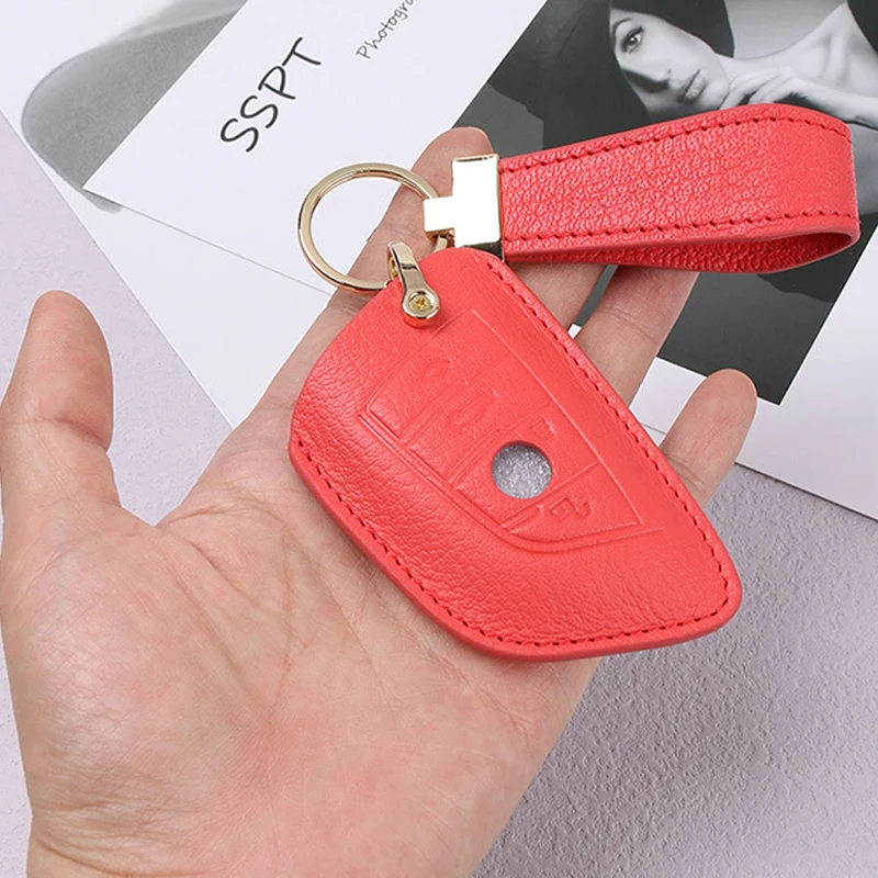 Leather Car Key Case Cover Shell Protector for BMW X5 F15 X6 F16 G30 7 Series G11 X1 F48 F39 F20 G20 G05 Key Bag Accessories
Leather Car Key Case Cover Shell Protector for BMW X5 F15 X6 F16 G30 7 Series G11 X1 F48 F39 F20 G20 G05 Key Bag Accessories