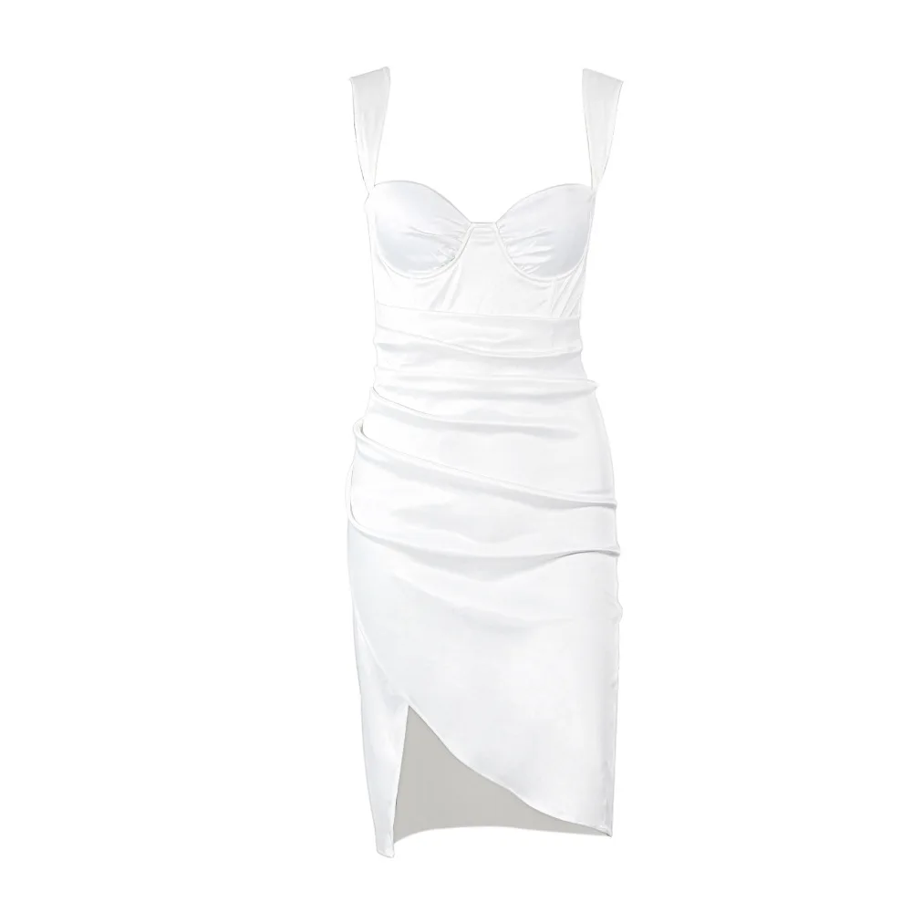 New product folds split irregular long skirt Slim fish bone sexy short dress European and American dress
New product folds split irregular long skirt Slim fish bone sexy short dress European and American dress
