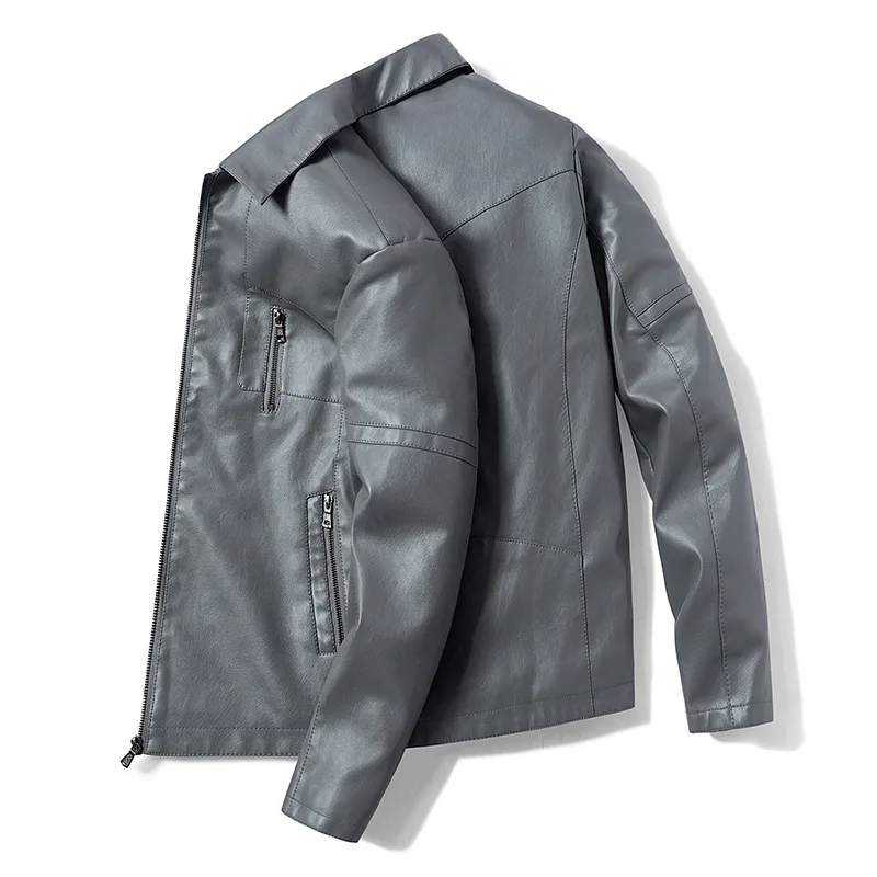 Men's Jackets Fall 2020 New Leather Jacket Slim Lapel Men's Fashion Trend Clothing Men's PU Jacket Solid Color Large Size 5XL
Men's Jackets Fall 2020 New Leather Jacket Slim Lapel Men's Fashion Trend Clothing Men's PU Jacket Solid Color Large Size 5XL