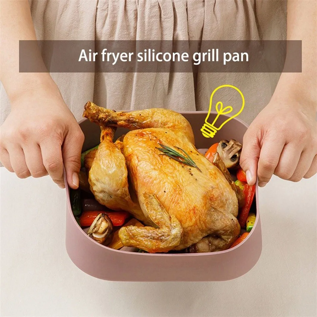 AirFryer Silicone Pot Air Fryers Accessories Bread Fried Chicken Pizza Basket Baking Tray Non Stick Baking Bake.
AirFryer Silicone Pot Air Fryers Accessories Bread Fried Chicken Pizza Basket Baking Tray Non Stick Baking Bake.