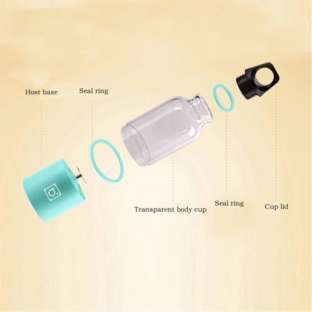 500ml Bingo Portable Mini Outdoor Travel Electric Juicer Household Fruit Juicer Mixer Cup
500ml Bingo Portable Mini Outdoor Travel Electric Juicer Household Fruit Juicer Mixer Cup