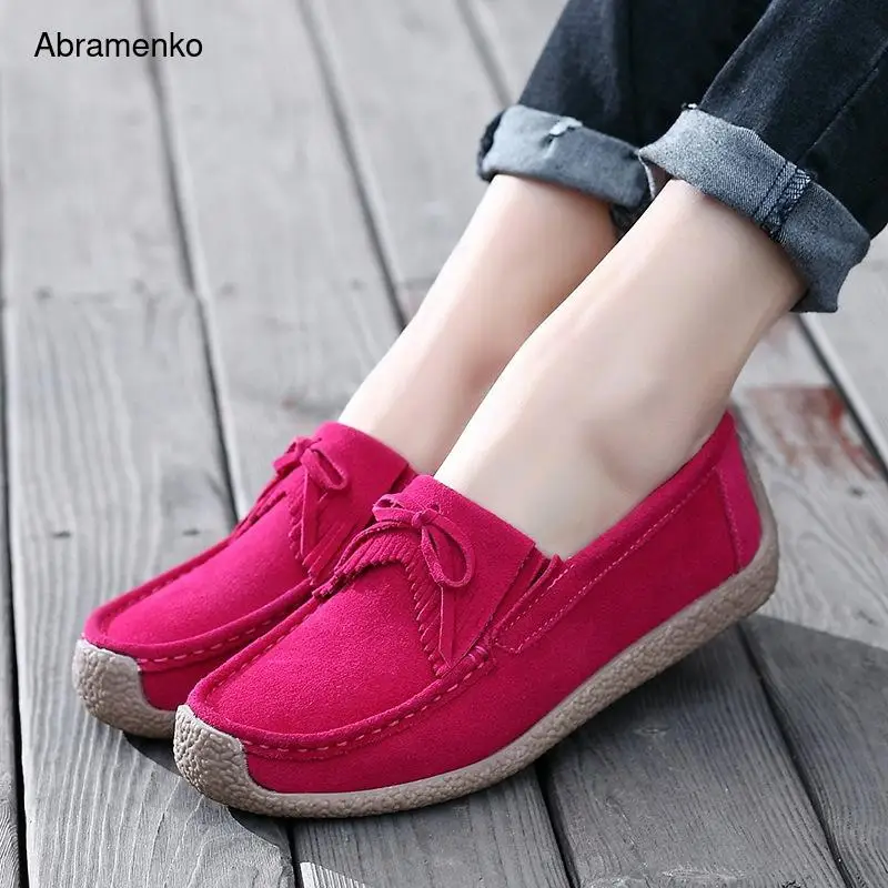 Casual Bowtie Loafers Sweet Candy Colors Women Leather Flats Solid Black Autumn Spring Shoes For Woman 6 Colors Plus Size 35-41
Casual Bowtie Loafers Sweet Candy Colors Women Leather Flats Solid Black Autumn Spring Shoes For Woman 6 Colors Plus Size 35-41