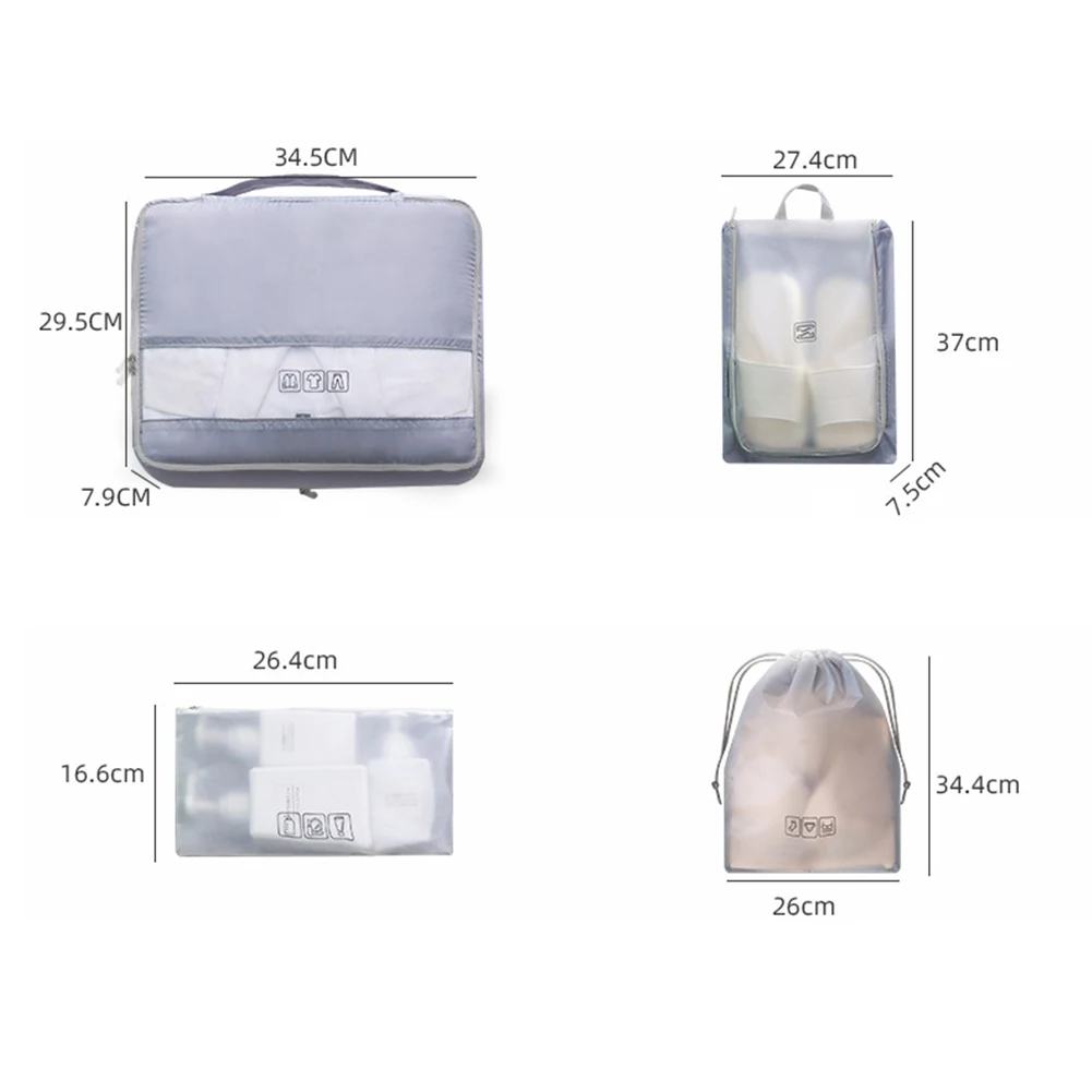 4pcs Travel Bag Portable Makeup Cosmetics Bag Waterproof Organizer for Underwear Clothing Shoes Toiletries
4pcs Travel Bag Portable Makeup Cosmetics Bag Waterproof Organizer for Underwear Clothing Shoes Toiletries