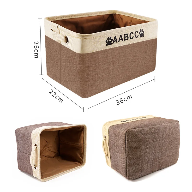 Personalized Pet Dog Toy Storage Basket Free Print Name Storage Baskets Foldable Pet Toys for Dogs Clothes Shoes Pet Accessories
Personalized Pet Dog Toy Storage Basket Free Print Name Storage Baskets Foldable Pet Toys for Dogs Clothes Shoes Pet Accessories