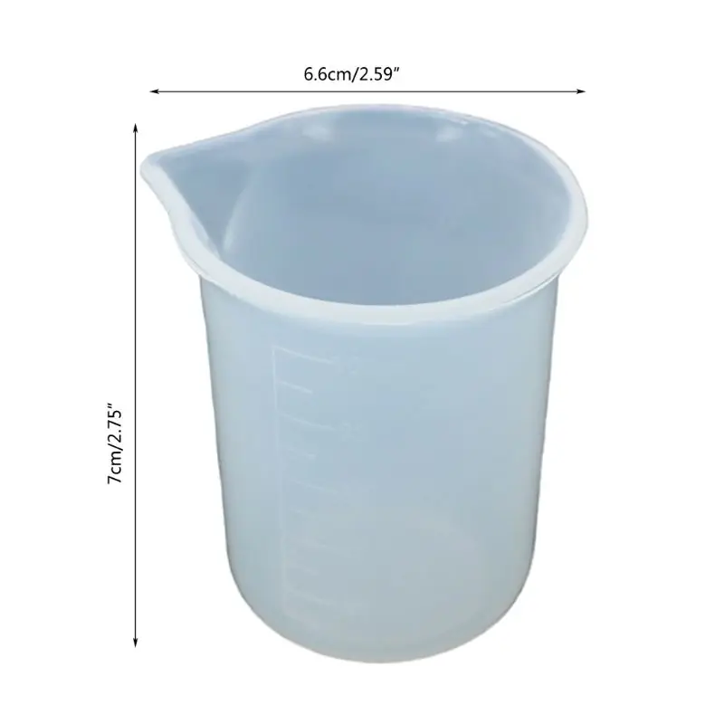 13MC 100ML Silicone Measuring Cup Handmade DIY Crystal Epoxy Jewelry Making Tools Glue Resin Mixed Measure Gadgets Accessories
13MC 100ML Silicone Measuring Cup Handmade DIY Crystal Epoxy Jewelry Making Tools Glue Resin Mixed Measure Gadgets Accessories