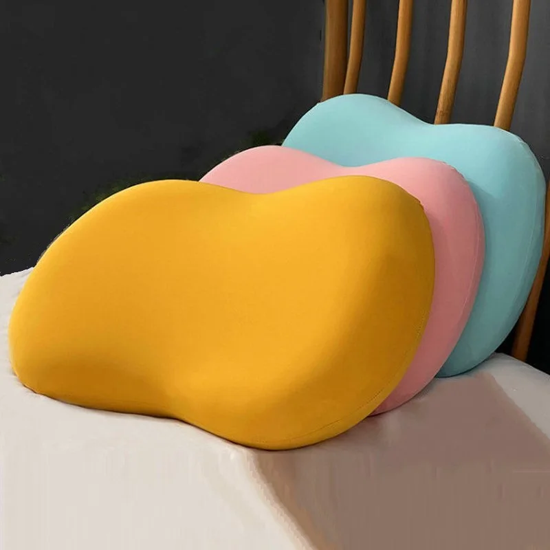 Memory Pillow Removable and Washable Cat Belly Feeling Soft Comfy Solid Color Neck Protecting Curved Surface Bones Shape Cushion
Memory Pillow Removable and Washable Cat Belly Feeling Soft Comfy Solid Color Neck Protecting Curved Surface Bones Shape Cushion
