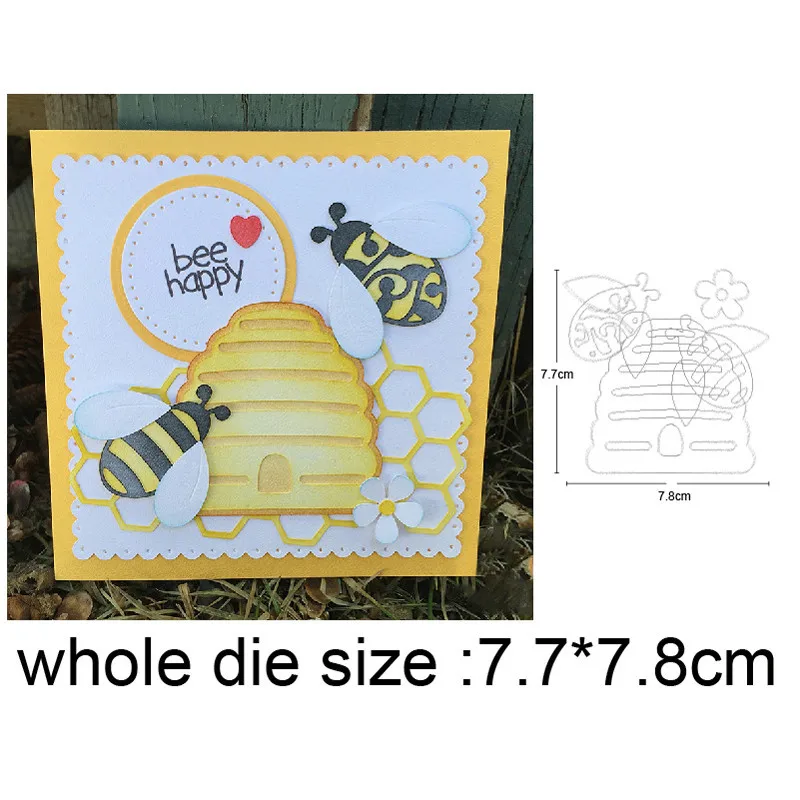 Honeycomb Bee Frame New 2021 Metal Cutting Dies for Scrapbooking Paper and Card Making Decorative Embossing Die Cut Craft dies
Honeycomb Bee Frame New 2021 Metal Cutting Dies for Scrapbooking Paper and Card Making Decorative Embossing Die Cut Craft dies