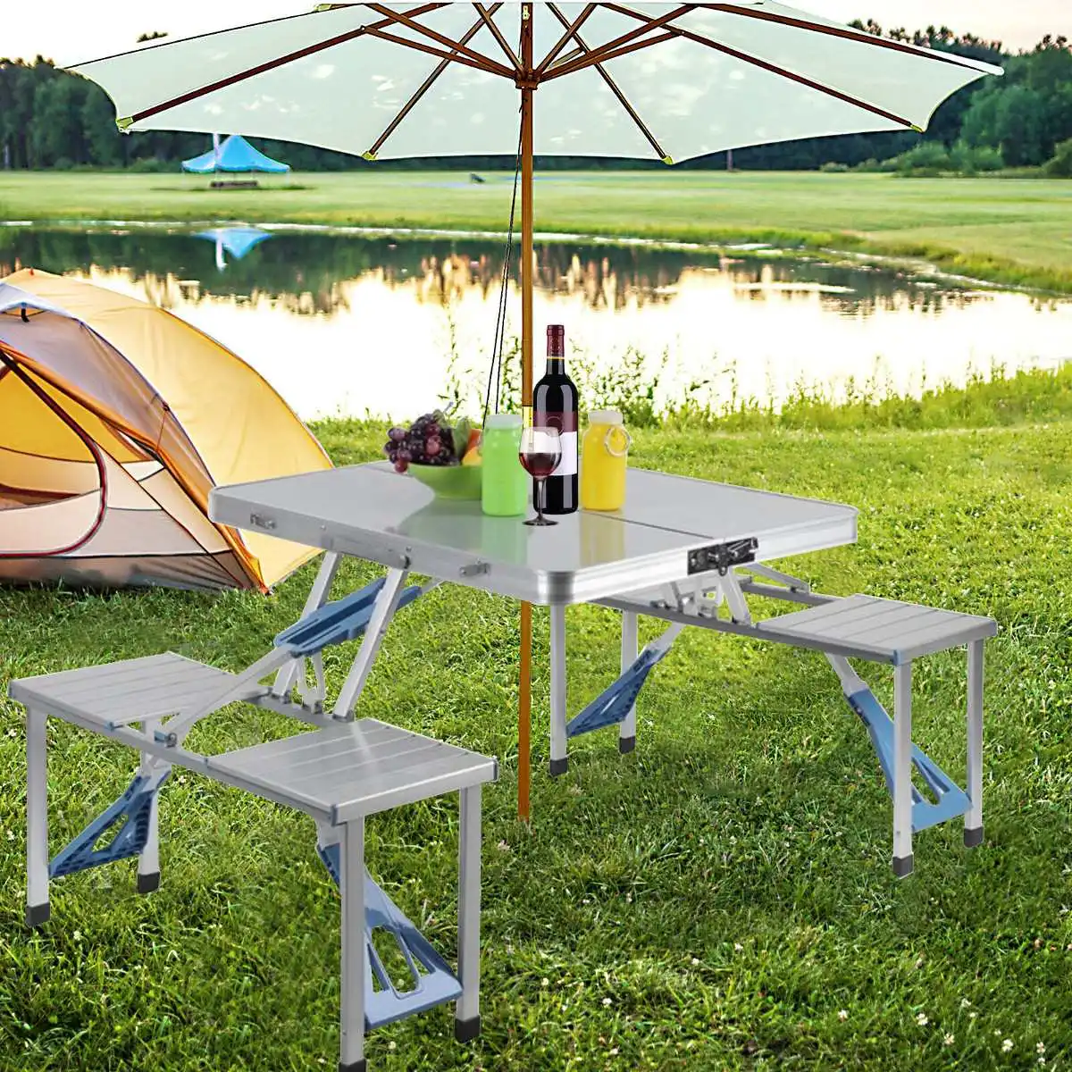 Portable Folding Outdoor Table Chair Camping Aluminium Alloy Picnic Table Waterproof Ultra-light Durable Folding Table
Portable Folding Outdoor Table Chair Camping Aluminium Alloy Picnic Table Waterproof Ultra-light Durable Folding Table