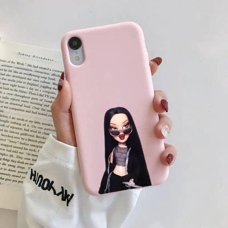 lovely Doll Bratz Original Liquid Silicone Phone Case For iphone 11 Pro Max X XS Max XR 7 8 6 6S Plus Couples TPU Cases Capa 
lovely Doll Bratz Original Liquid Silicone Phone Case For iphone 11 Pro Max X XS Max XR 7 8 6 6S Plus Couples TPU Cases Capa