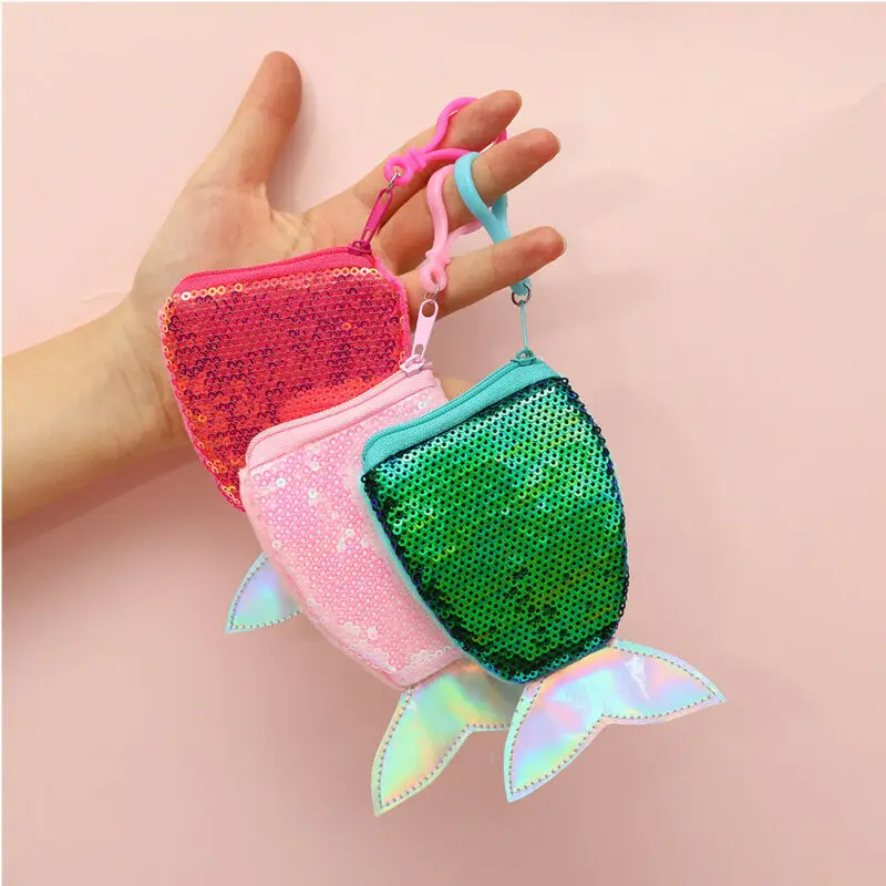Блестящая блестящая Русалочка бумажники Fairy Tail модный детский кошелек для монет