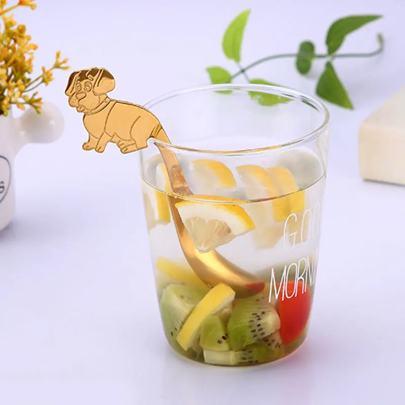Dog Stainless Steel Cake Coffee Scoop Tea Dessert Spoon Drink Mixing Smoothie Spoon Tableware Set Kitchen Supplies Tea Mug Spoon 
Dog Stainless Steel Cake Coffee Scoop Tea Dessert Spoon Drink Mixing Smoothie Spoon Tableware Set Kitchen Supplies Tea Mug Spoon