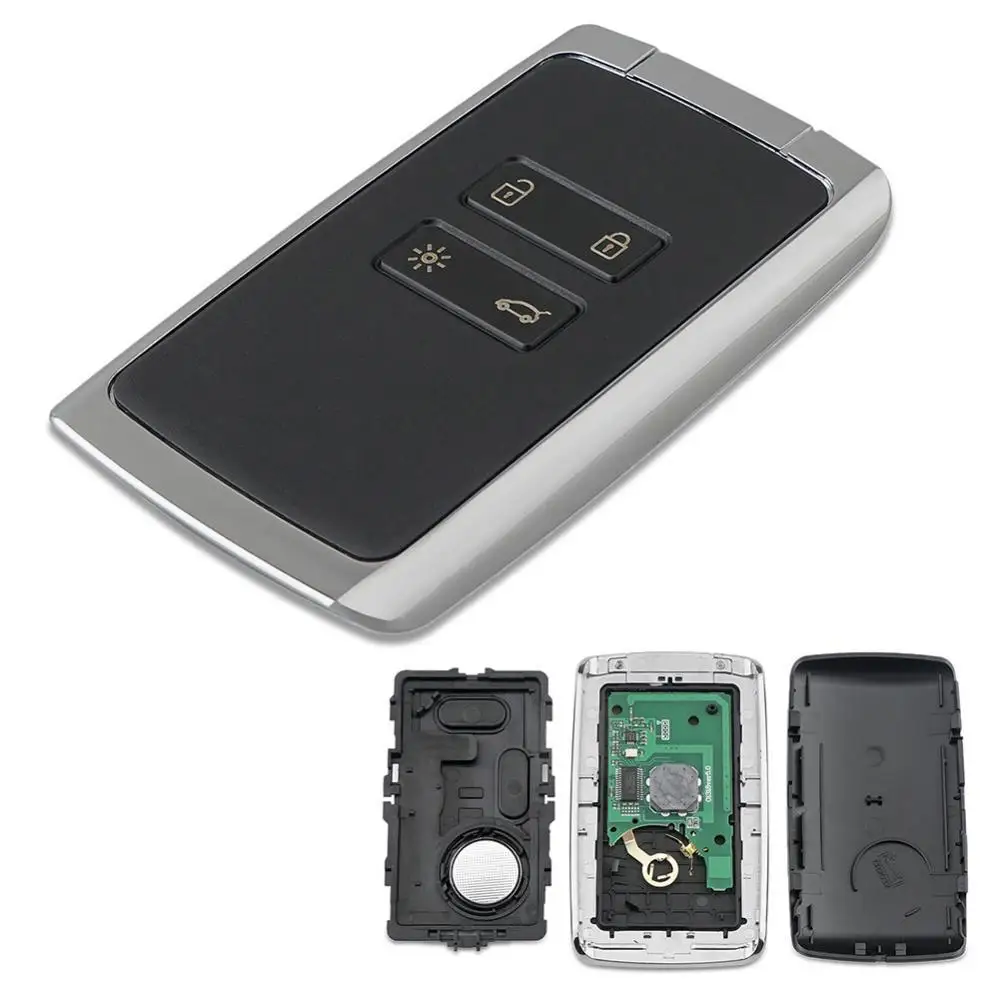 

Автомобильный Дистанционный ключ 433 МГц 4A чип для Renault Megane 4 Talisman Espace 5 Kadjar умный дистанционный ключ без ключа